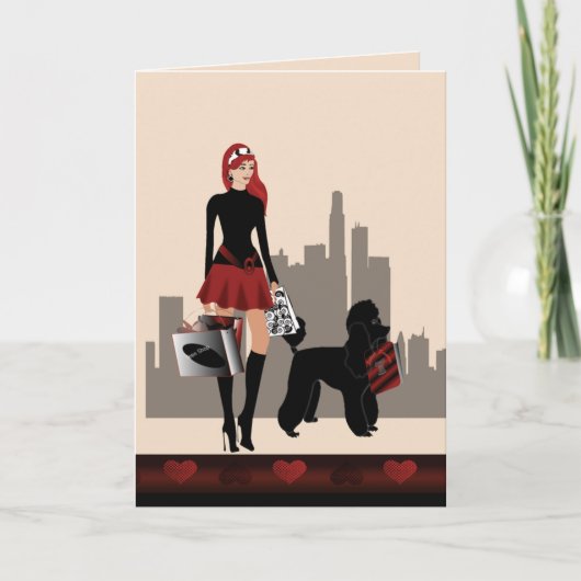 第16素晴らしいお祝いのための誕生日の女の子の店 カード (正面)