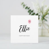 第16誕生日カードドーター シーズンカード (スタンド正面)