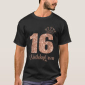 第16誕生日ギフト10代のSweet sixteen16バラTSh Tシャツ (正面)