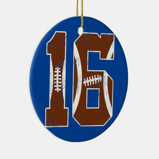 第16誕生日サッカー愛好家Bdy Boy 16歳 セラミックオーナメント (右)