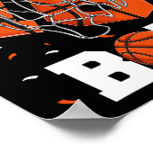 第16誕生日バスケットボールキッズ1 ポスター (角)