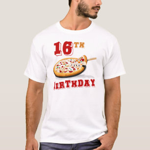 第16誕生日ピザパーティー Tシャツ