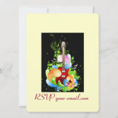 第16誕生日フォトカード招待状 招待状 (裏面)