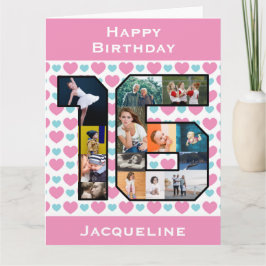 第16誕生日フォト・カード カード