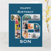 第16誕生日フォト・カード カード (黄色い花)