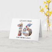 第16誕生日フォト・カード カード (黄色い花)