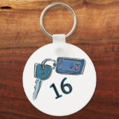 第16誕生日鍵 キーホルダー (正面)