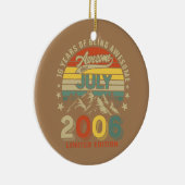 第16誕生日2006素晴らし年7月以来16年 セラミックオーナメント (右)