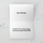 「第16誕生日」はおもしろい/ カード (内部)