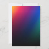 第16誕生日 モダン 招待状 (裏面)