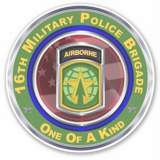 第16軍隊警察隊 シール (正面)