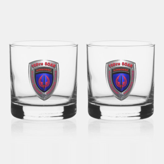 第160特殊作戦航空連隊 SOAR ウイスキーグラス (正面)