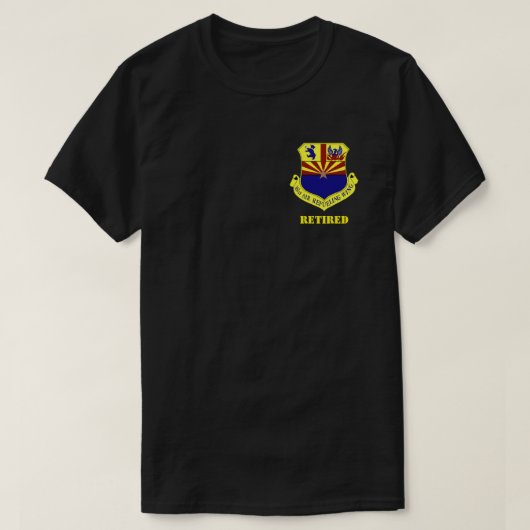 第161ARW Tシャツ(第161TANKERシールド付) Tシャツ (デザイン正面)