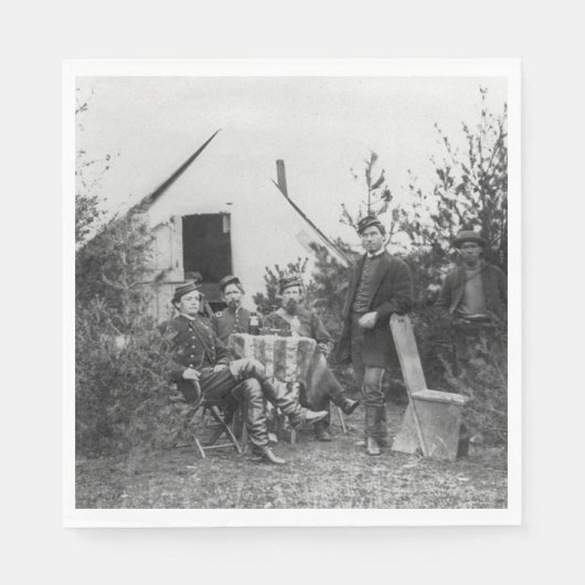 第164期NY歩兵の外科医 – 南北戦争 スタンダードランチョンナプキン (正面)