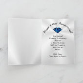 第16、第65または第22結婚記念日カード カード (内部)