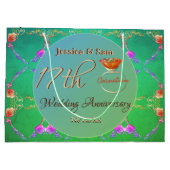 第17回カーネリ結婚ア記念日抱き枕 ラージペーパーバッグ (裏面)