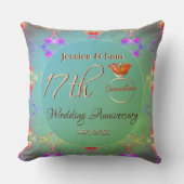 第17回カーネ結婚リア記念日 クッション (正面)