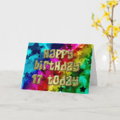 第17回ブライトスター誕生日カード カード (黄色い花)