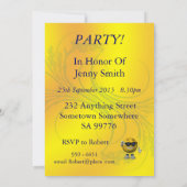 第17回誕生日パーティーの招待状 招待状 (裏面)