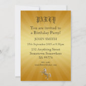 第17回誕生日パーティーへの招待（紋章つき） 招待状 (裏面)