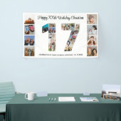 第17回誕生日パーティー第17回写真コラージュ 横断幕