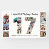 第17回誕生日パーティー第17回写真コラージュ 横断幕 (横)