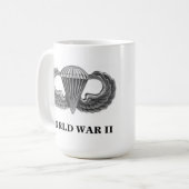 第17空挺師団のマグ コーヒーマグカップ (正面左)