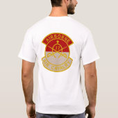 第17空輸機甲部隊の第1艦隊の空輸パッチ Tシャツ (裏面)