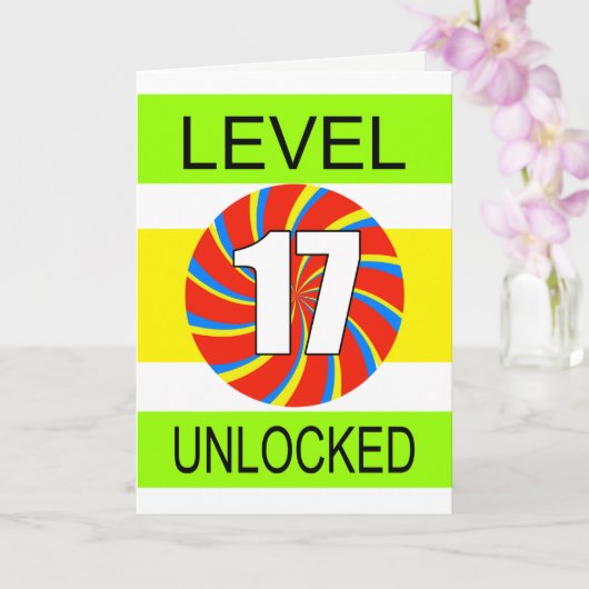 第17誕生日コンピュータゲーマー カード (蘭)