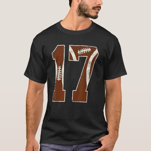 第17誕生日サッカー少年17歳の少女 Tシャツ (正面)