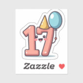 第17誕生日シール シール (シート)