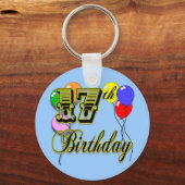 第17誕生日商品 キーホルダー (正面)