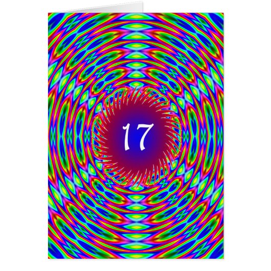 第17誕生日抽象芸術スワトリップ（幻覚体験）のようなール (正面)