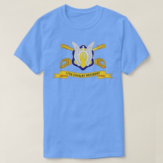 第17騎兵連隊(Brリボン付) Tシャツ (デザイン正面)