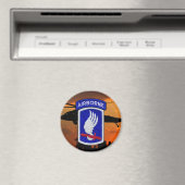 第173回ABN BDE空挺旅団スカイソルダーベット マグネット (インサイチュ (食洗機))