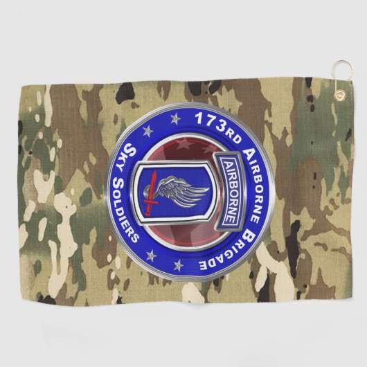 第173旅団 ゴルフタオル (横)