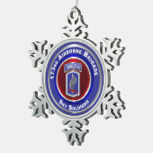 第173旅団 スノーフレークピューターオーナメント (右)