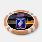 第173空挺兵士退役軍人車 ポーカーチップ (シングル)