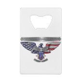 第173空挺師団誇りを持った「任務を果たすべき」 クレジットカード栓抜き (裏面)