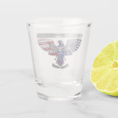 第173空挺師団誇りを持った「任務を果たすべき」 ショットグラス (裏面)