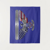 第173空挺師団誇りを持った「任務を果たすべき」 タペストリー (正面)