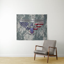 第173空挺師団誇りを持った「任務を果たすべき」 タペストリー