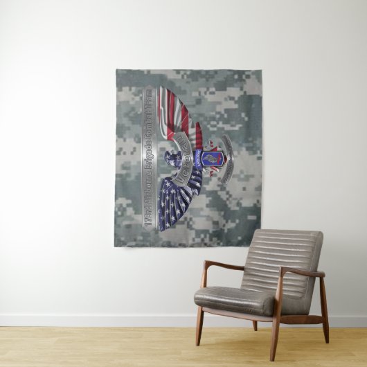 第173空挺師団誇りを持った「任務を果たすべき」 タペストリー (インサイチュ)