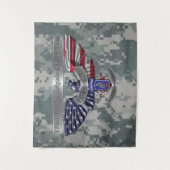 第173空挺師団誇りを持った「任務を果たすべき」 タペストリー (正面)