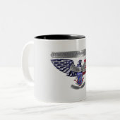 第173空挺師団誇りを持った「任務を果たすべき」 ツートーンマグカップ (正面左)