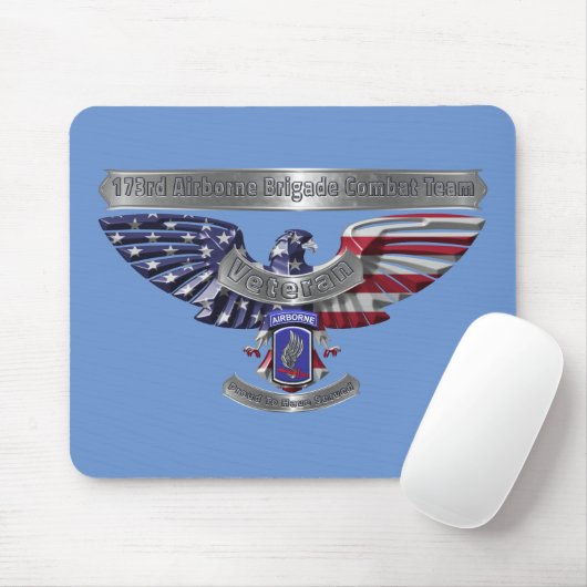 第173空挺師団誇りを持った「任務を果たすべき」 マウスパッド (マウス)