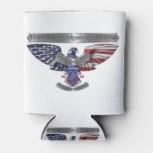 第173空挺師団誇りを持った「任務を果たすべき」 缶クーラー (正面)