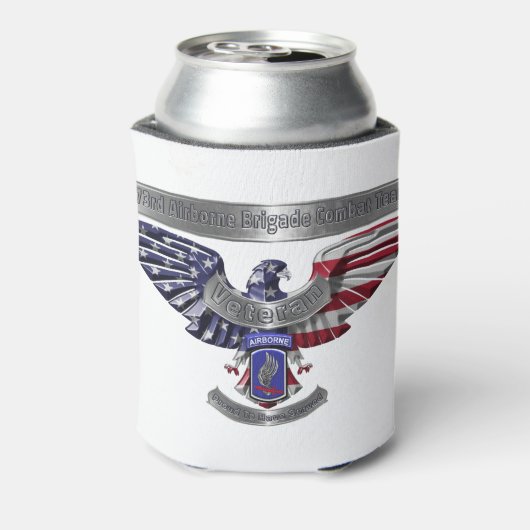 第173空挺師団誇りを持った「任務を果たすべき」 缶クーラー (缶裏面)