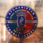 第173空挺旅団アフガニスタン退役軍人 ウィンドウサイン (シート2)