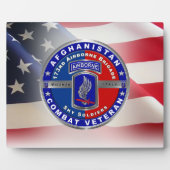 第173空挺旅団アフガニスタン退役軍人 フォトプラーク (正面)